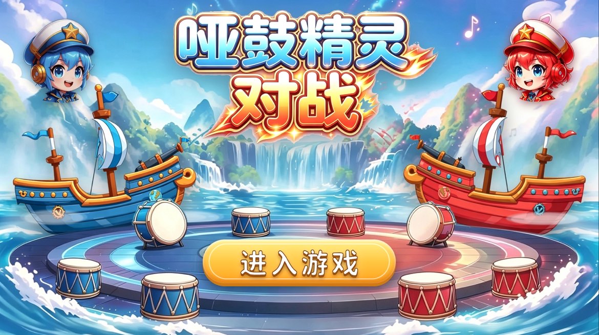 哑鼓精灵双人对战版主界面